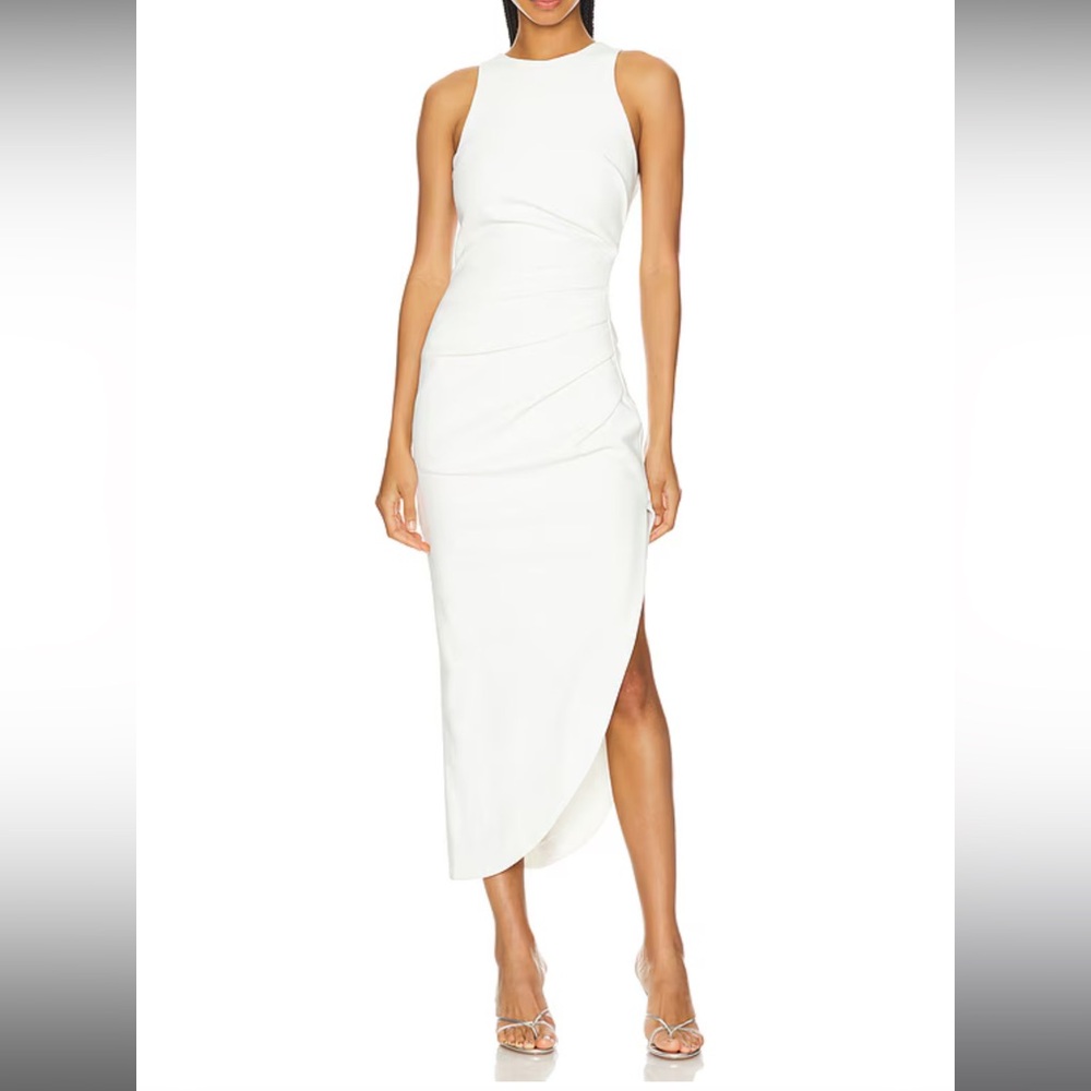 Ida Midi Dress in Ivory